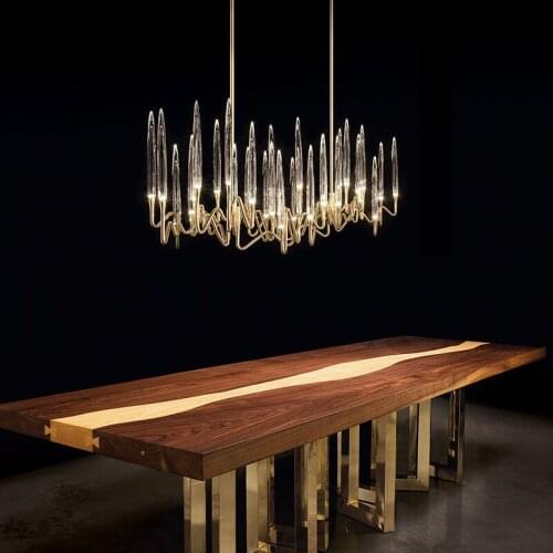 Modern led stone luminaire pendant light hanglampen lumiere kitchen dining bar living room pendant light dining room light