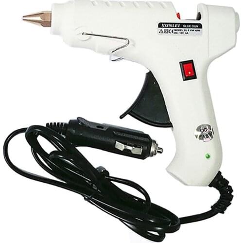 12V/40W Heating Hot Melt Glue Gun Car charger Sticks Trigger Guns Thermo Electric Heat Temperature Pneumatic dent repair Tools