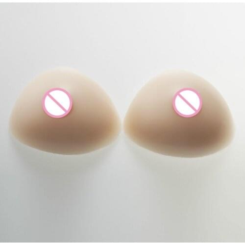 Female1400g/pair Silicone Breast Forms Transgender E Cup Fake Boobs Gifts Underwear Women