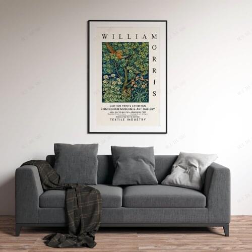 William Morris - Cock Pheasant, William Morris Printable Art, William Morris Exhibition, Museum Wall Art, Digital Download