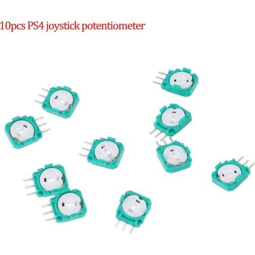 10pc 3D Analog Joystick Potentiometer Sensor Module Axis Resistors For PS4 Controller Micro Switch Replacement