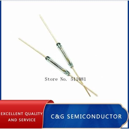 100pcs MKA14103 Dry reed pipe Magnetic control switch Gold-plated feet Normally open