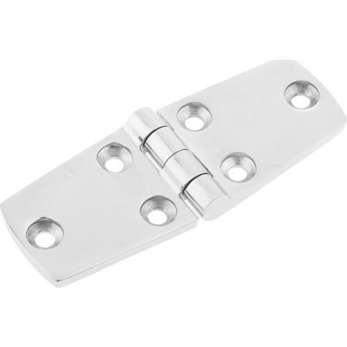 316 Stainless Flush Door Hinge Hatch Cabinet Deck Hardware for Sailing Boat Marine
