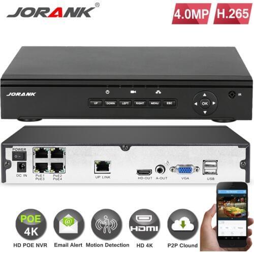 4CH PoE NVR CCTV System 4CH 5MP/4MP 2.0MP ip camera Video Security Surveillance System PoE NVR Recorder System Kit Camera System