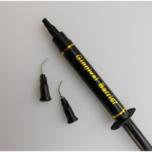 100 Pcs 3ml Teeth Whitening Gingival Barrier / Gingival Protector / Gum Dam / Gum Protector with Double Nozzles