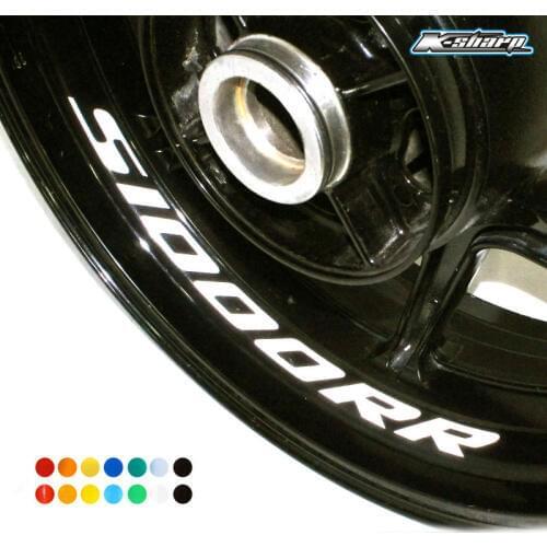 8 X CUSTOM INNER RIM DECALS WHEEL Reflective STICKERS STRIPES FIT BMW S1000rr S 1000RR s1000 rr