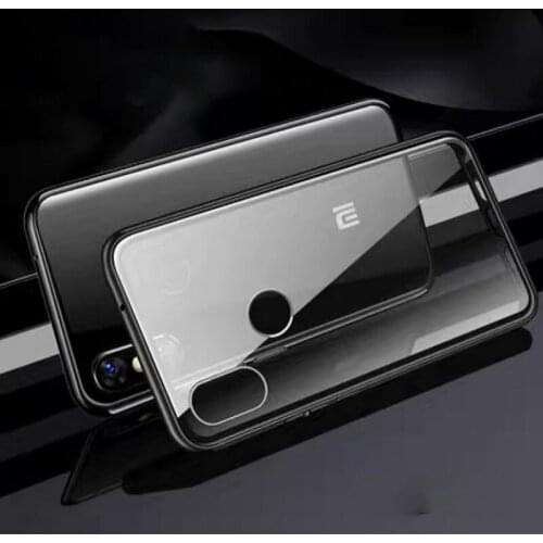 Aluminum Metal 360 Full Protective Phone Case for Xiaomi Redmi Note 9 Pro 8 7 8T 9S 5 6 Single Tempered Glass Back Cover