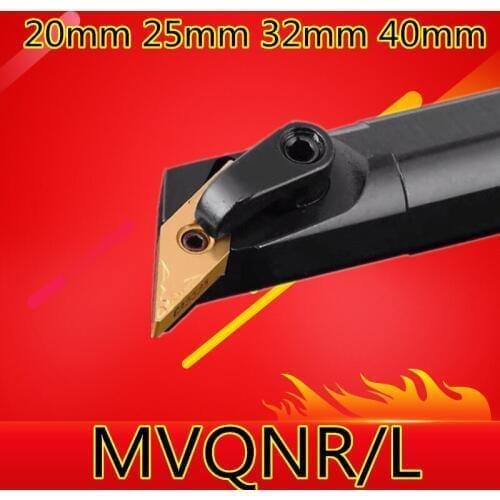 Angle 117.5 1PCS S20R-MVQNR16 S25S-MVQNR16 S32T-MVQNR16 S40T-MVQNR16 MVQNL16 20mm 25mm 32mm 40mm CNC Turning Lathe tools