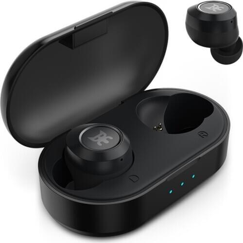 Wireless Bluetooth Earphones Button Operation Noise Reduction IPX5 Waterproof Wireless Headset Bluetooth Earphones
