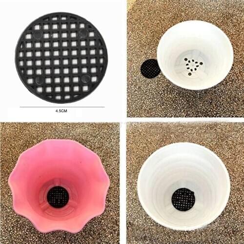 12/20/50 Pcs Prevent Soil Loss Breathable Gasket Flower Pot Hole Mesh Pad Bonsai Pot Bottom Grid Mat Garden Greenhouse Tools