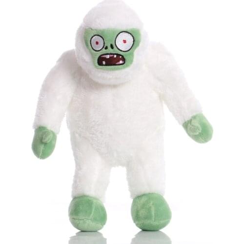 30cm Plants vs Zombies 2 Zombie Yeti Plush Toys Doll PVZ Yeti Zombie Plush Stuffed Toys Soft Game Toy Gifts for Children Kids
