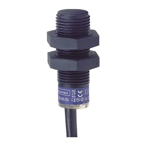 XS4P12PB340 Inductive sensor XS4 M12 - L35mm - PPS - Sn4mm - 12..24VDC - cable 2m