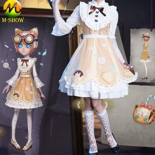 Hot Game Identity V Tracy Reznik Cosplay Costume Mechanic Candy Girl Dress Women Girls Lolita Dresses for Halloween Party Show