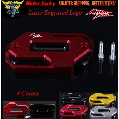 Red Motorcycle Front Brake Master Cylinder Fluid Reservoir Cover Oil Cap For HONDA Africa Twin/CRF1000/L 2015-2017 (year) 2016