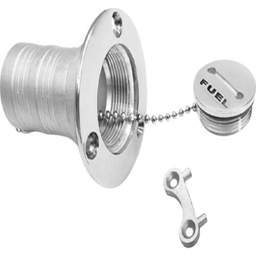 MagiDeal 1.5''/38mm Boat Deck Filler Yacht Water Fill Mount Stainless Steel