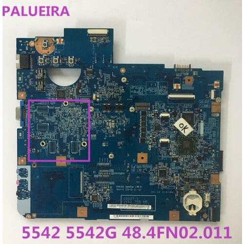 PALUBEIRA FOR ACER 5542G 5542 Laptop motherboard MB. PHA01.002 MBPHA01002 48.4FN02.011 DDR2 MB 100% Tested Fast Ship