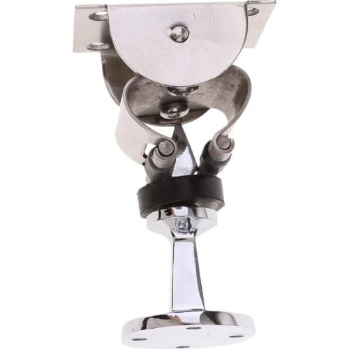 Marine 316 Grade Stainless-Steel Adustable Door Stop Door Catch Holder Heavy Duty Wall Mount