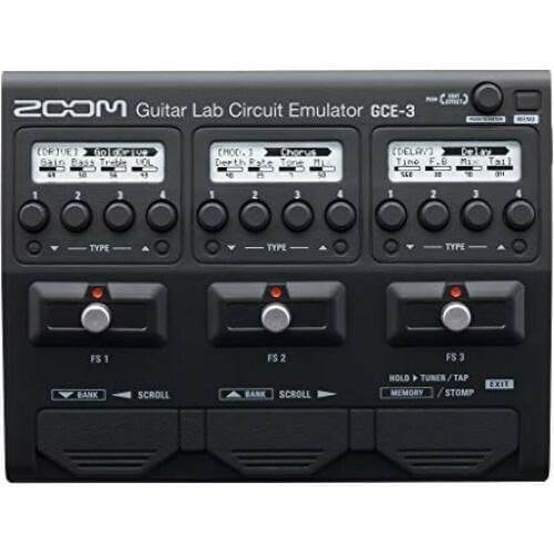 Zoom gce-3 guitar multi effect device, multi effect pedal, USB audio interface for guitar and Bass Guitar NEW