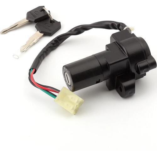 Ignition Switch Lock Set 2 Master Keys Fit for SUZUKI GS500 GS500E GSX600 GSX1100F GSX600F GSX750F DR650 Katana 750 RF600R
