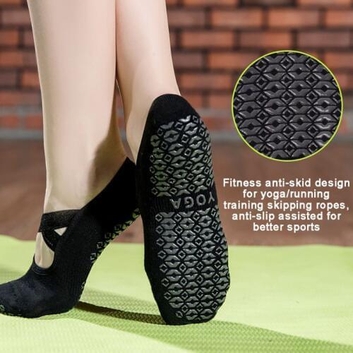 Non Slip Handles Yoga Socks Women Cotton Ballet Socks Pilates Breathable Belly Ballet Dance Socks Shoes