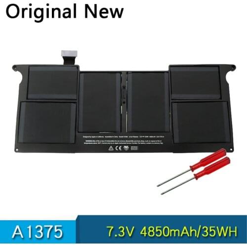 New Original Battery A1375 For Apple MacBook Air 11" A1370 MC506 MC505 MC506LL/A MC505LL/A 202-6920-A 2010 Year