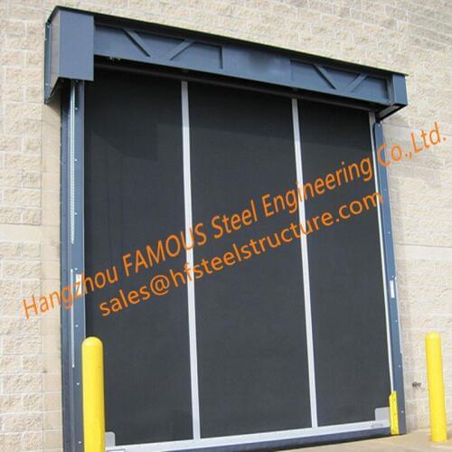 Extra-large Commercial Rubber Garage Doors Industrial-strength High Speed Roll Up Rubber Doors
