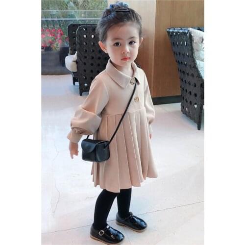 Toddler Baby Little Girls Tutu Dresses Winter Kids Long Sleeve Elegant Ceremony Dress Girls Outfits for 2 3 4 5 6 7 8 Years