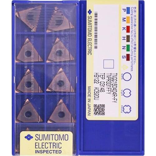 Original Carbide Insert CNC TNGG160404R-FY AC520U For Blade Processing