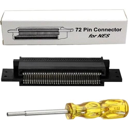 72 Pin Replacement Connector Cartridge Slot Tool For Nintendo NES Games Console