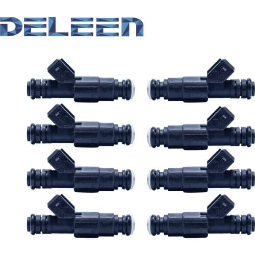 Deleen 8x High impedance Fuel Injector 1986-1995 Mustang GT LX and Cobra 5.0L For F ord Car Accessories