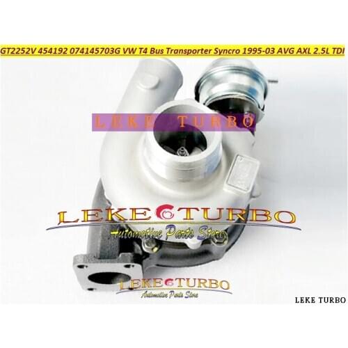 Turbo GT2252V 454192 454192-5006S 454192-0002 Turbocharger For Volkswagen VW T4 Bus Transporter Syncro 1995-02 AVG AXL 2.5L TDI