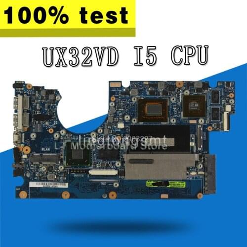 UX32VD Motherboard GT620M I5 CPU 2G For Asus UX32VD UX32V Laptop motherboard UX32VD Mainboard UX32VD Motherboard test 100% OK