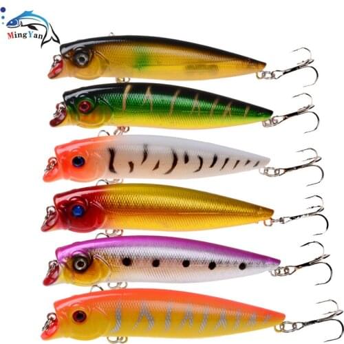 1pcs 9cm 11g Popper Fishing Lures Wobbler Hard Bait Treble Hooks Carp Fly Fishing Isca Artificial Pesca Fishing Tackle