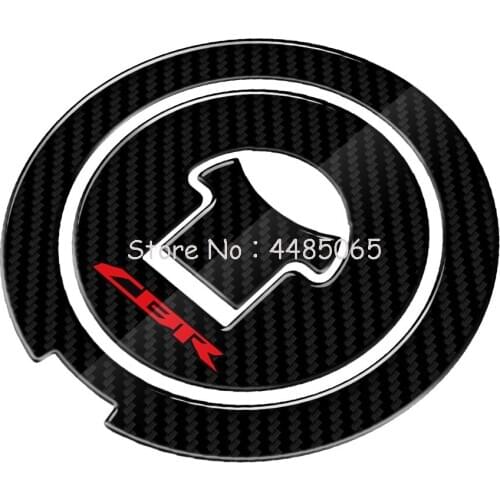 3D Carbon-look Motorcycle Fuel Gas Cap Protector Decals Case for Honda CBR CBR600RR CBR900RR CBR1000RR CBR1100XX CBR954 CBR929