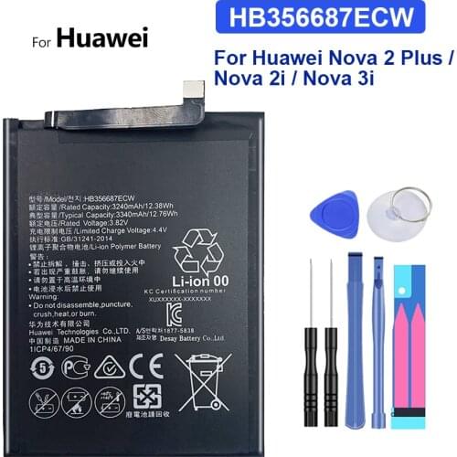 HB356687ECW Battery For Huawei Nova 2 Plus / Nova 2i / Nova 3i / Nova2 Plus / Nova2i / Nova3i Nova2Plus Mobile Bateria