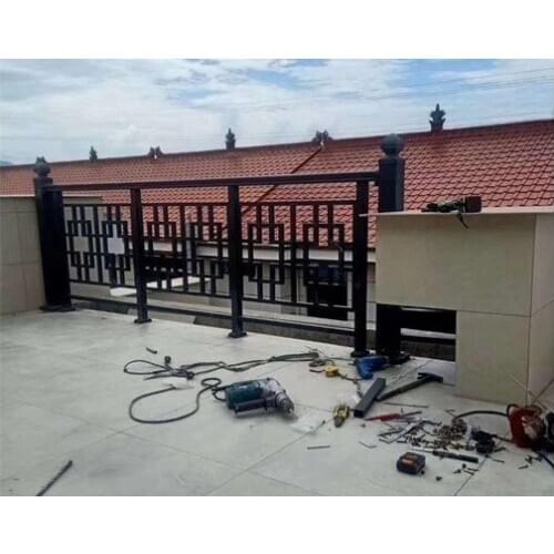 Aluminium fences Panel Security Yard Fence metal fence style1