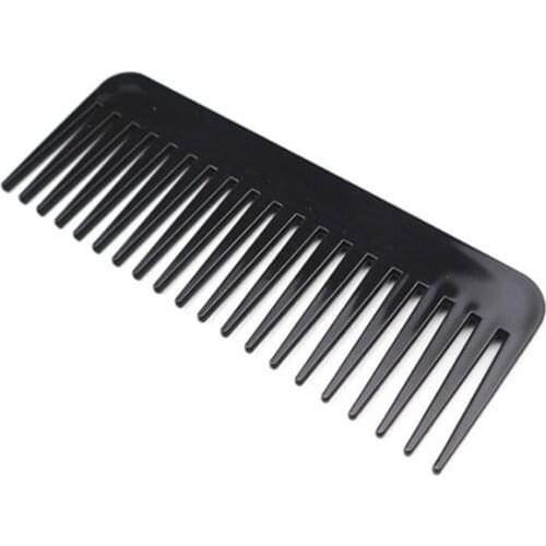 Anti-static Hairdressing Comb Plastic Wide Comb Flat Comb Professional Styling Comb For Hairdressers