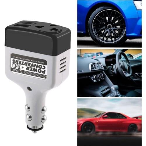 DC 12/24 V to AC 220 V/USB 6 V Car Power Inverter Adapter Mobile Auto Power Car Charger Converter With USB Interface