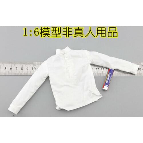 1/6 Scale GM642 White Shirt Model for 12" Action