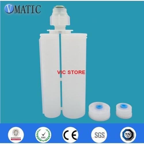 Free Shipping 200ml 200cc Dual Epoxy Cartridge 2:1 With Pistons