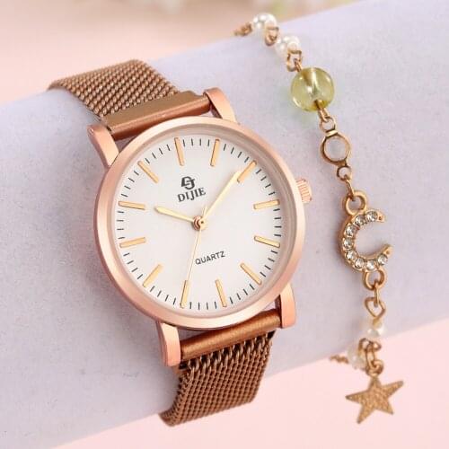 Relogio Feminino Women Gold Watches Bracelet Sets Luxury Gift Casual Quartz Wristwatch Clock for Ladies Female 2021 New