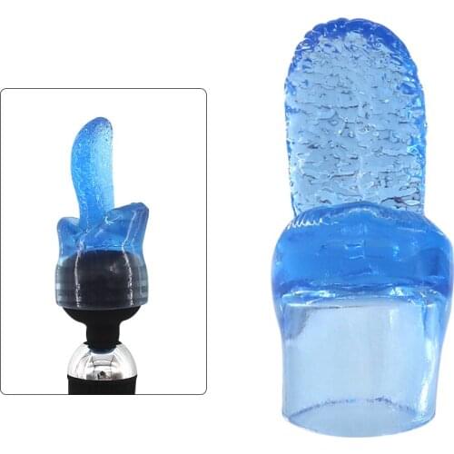 EXVOID Magic Wand Attachment Sex Shop Tongue Vibrator AV Stick Accessories Sex Toys for Women AV Rod Head Cap Head Covers