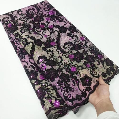 French Net Lace Fabric High Quality Embroidery Tulle Lace With Stone 2021 Latest African Mesh Lace Fabric For Women Dress