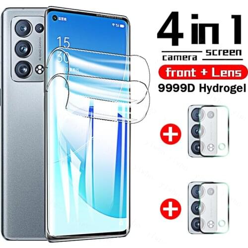 Reno6 Pro Plus Hydrogel Film for Oppo Reno 6 Pro+ Screen Protector Camera Lens Tempered Glass Reno 5 Pro Plus + Soft Film