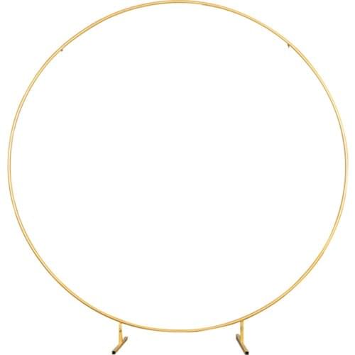 Metal wedding arch metal garden arch Round balloon arches were decorated for birthday parties