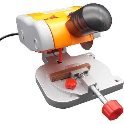 Mini Cut-off Saw 90W Plastic Cutter Non-Ferrous Metal Cutting Machine Woodworking Sawing Machine 110V/220V