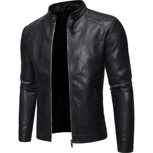 Jacket male 5XL motorcycle jacket male leather black leather jacket male jacket male leather coat