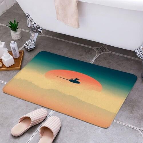 Hero in the sky Cheaper Anti-slip Modern Area Rugs Living Room Balcony Bathroom Printed Carpet Doormat Hallway Bath Mat