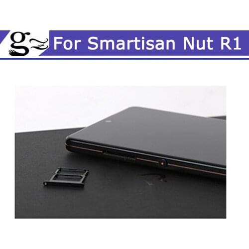 New For Smartisan Nut R1 Mobile phone 6.1 Nano Sim+Micro Card Tray Holder Slot Socket Replacement For Smartisan Nut R1 Sim card