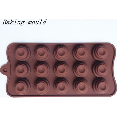 Wholesale Silicone mold B101 Round Tower shape Chocolate mold Fondant cake mould Baking mold